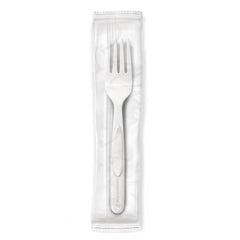 500 Pcs-Individually Wrapped White Medium Weight Plastic Fork- Ideal for Party 500 Pcs-Individually Wrapped White Medium Weight Plastic Fork- Ideal for Party