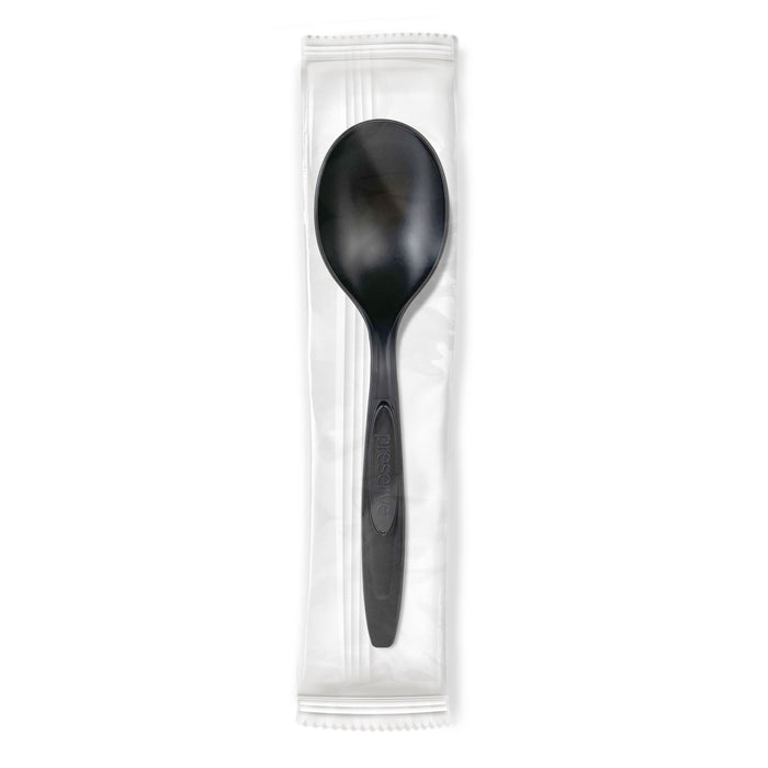 Recycled Polypro Medium Weight Soup Spoon - Individually Wrapped 500 units