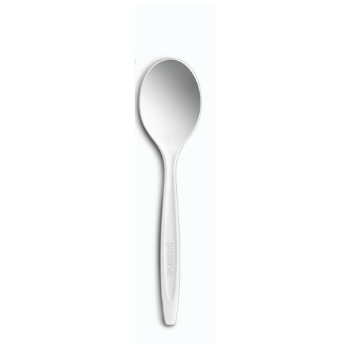 Recycled Polypro Medium Weight Soup Spoon, Bulk 1000 ct